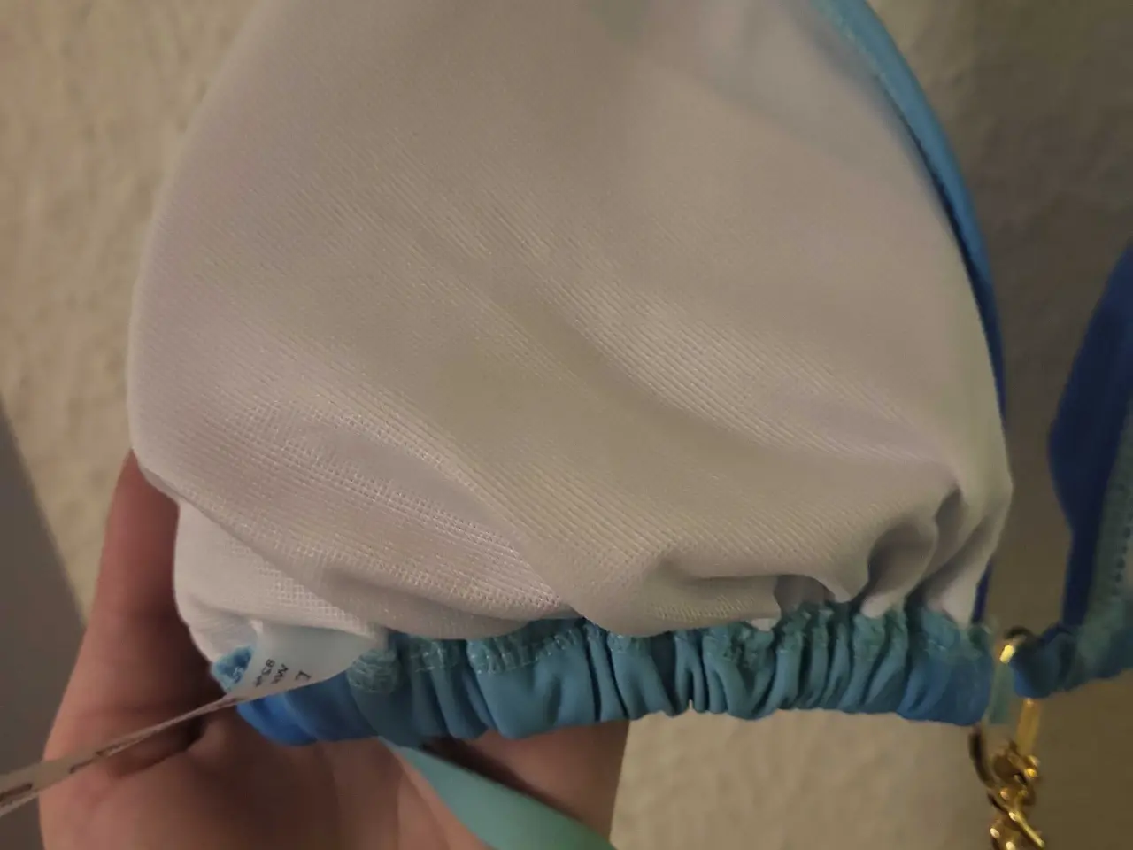 Billede 5 - Blå&Turquoise Bikini Med Nederdel