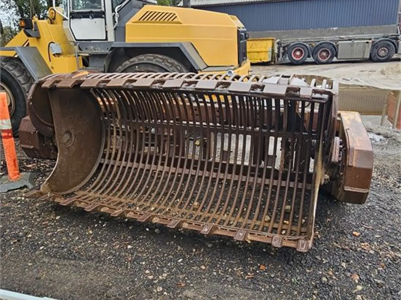 Billede 2 - ABC 3 meter sorterskovl / screening bucket - hydraulic rotating