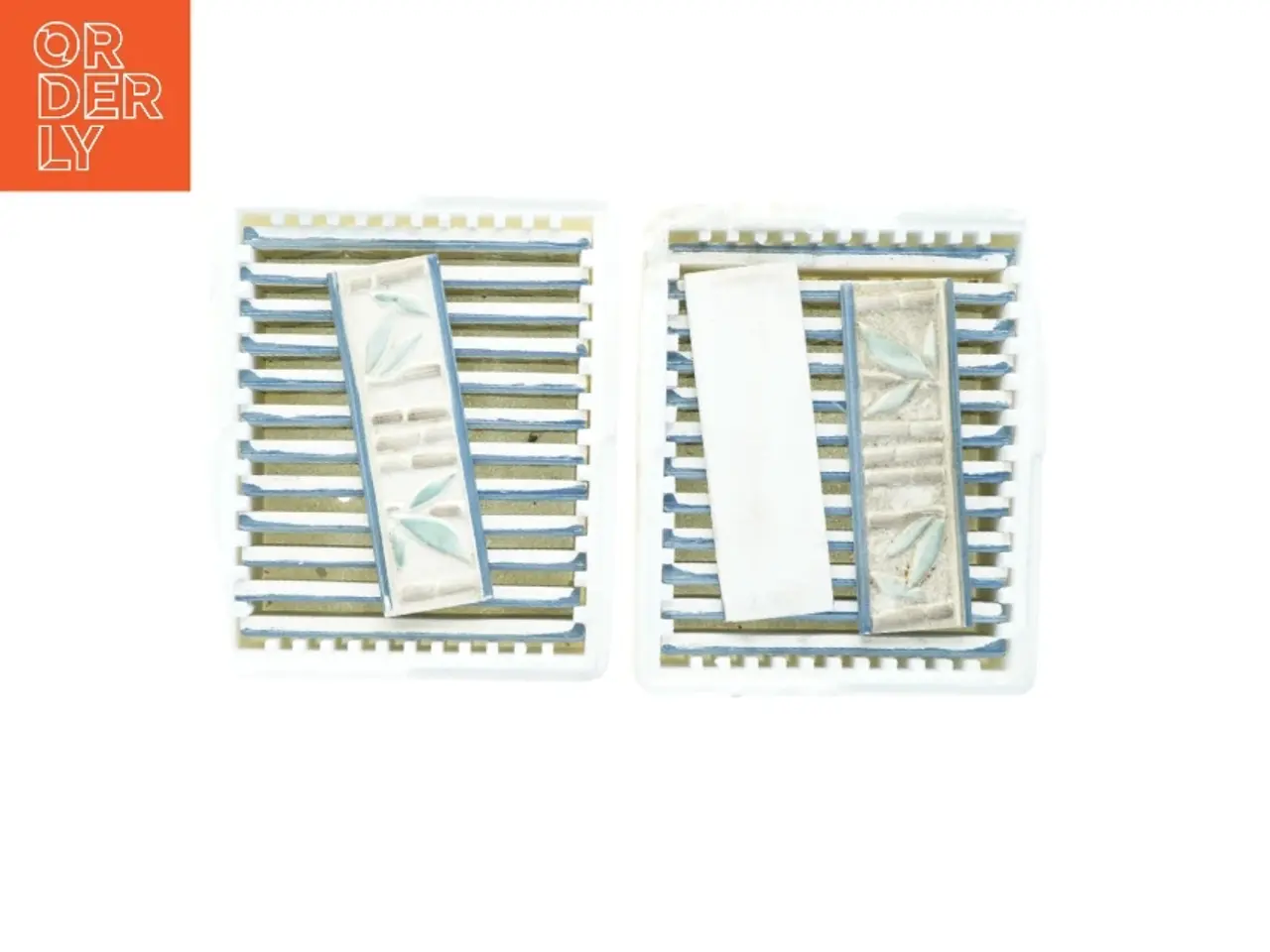Billede 1 - Keramik badeværelsesfliser / bort (27 stk) (str. 20 x 6,5 cm)