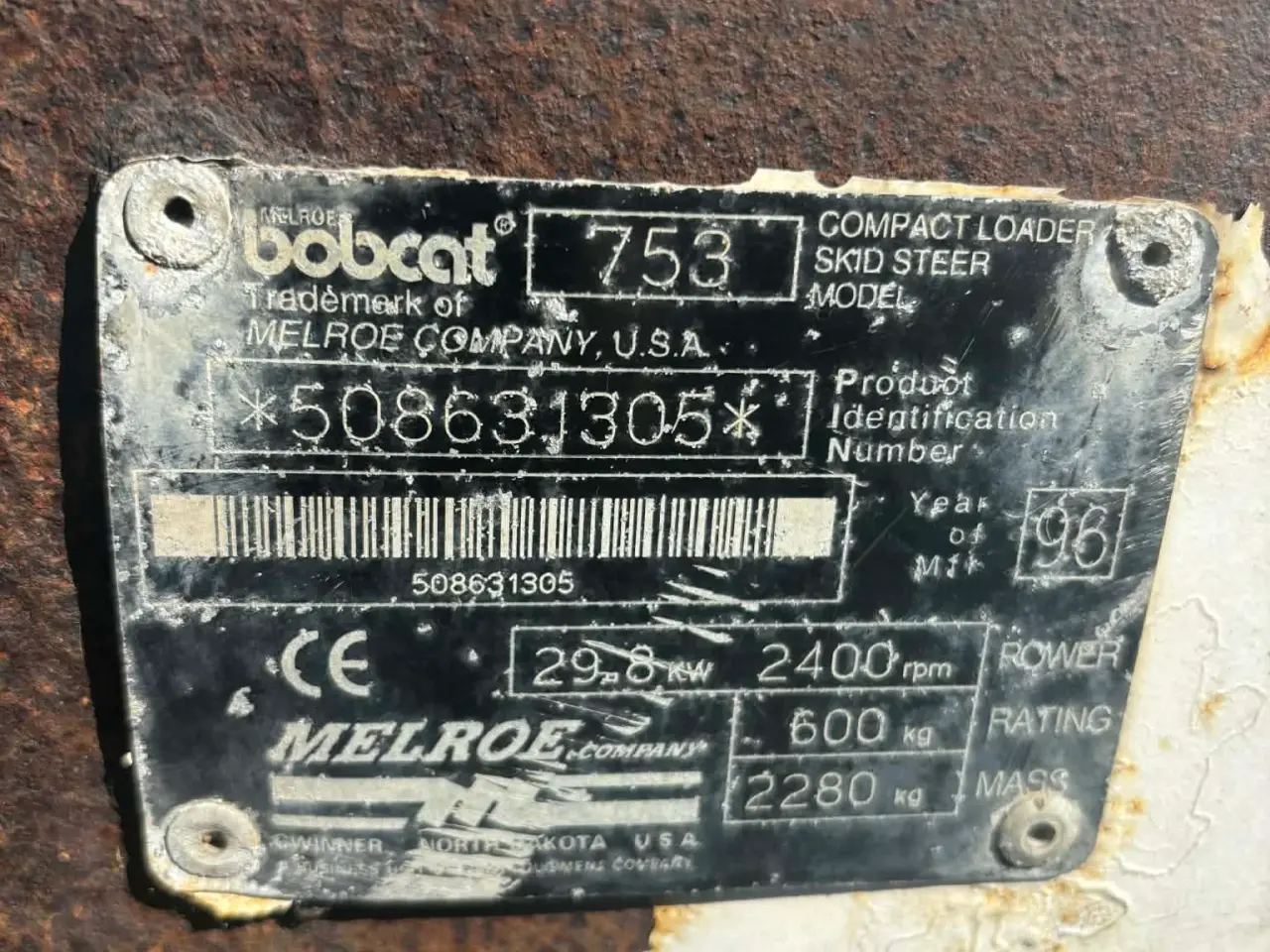 Billede 8 - Minilæsser, Bobcat 753