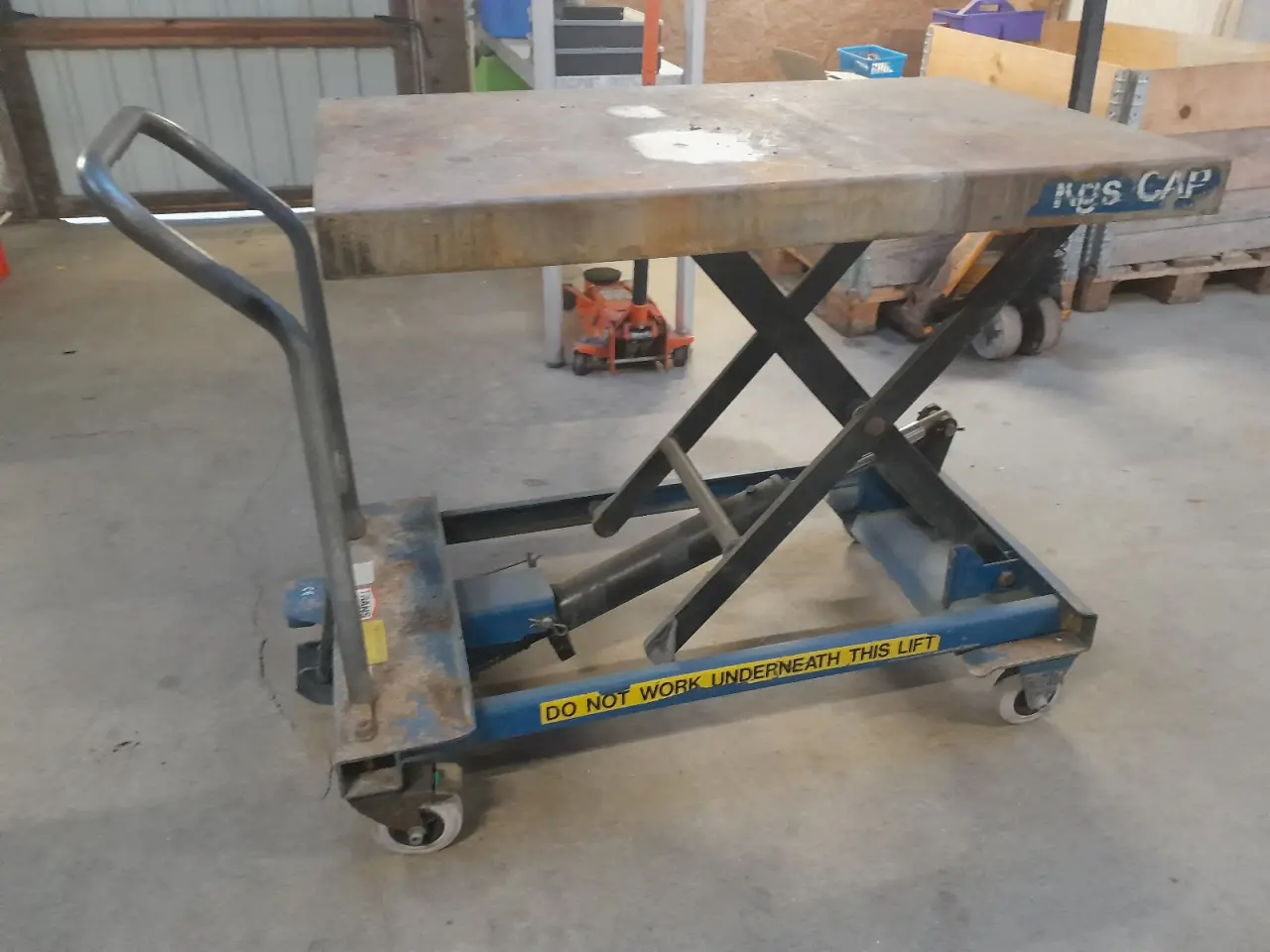 Billede 1 - Løftebord på hjul 500 kg