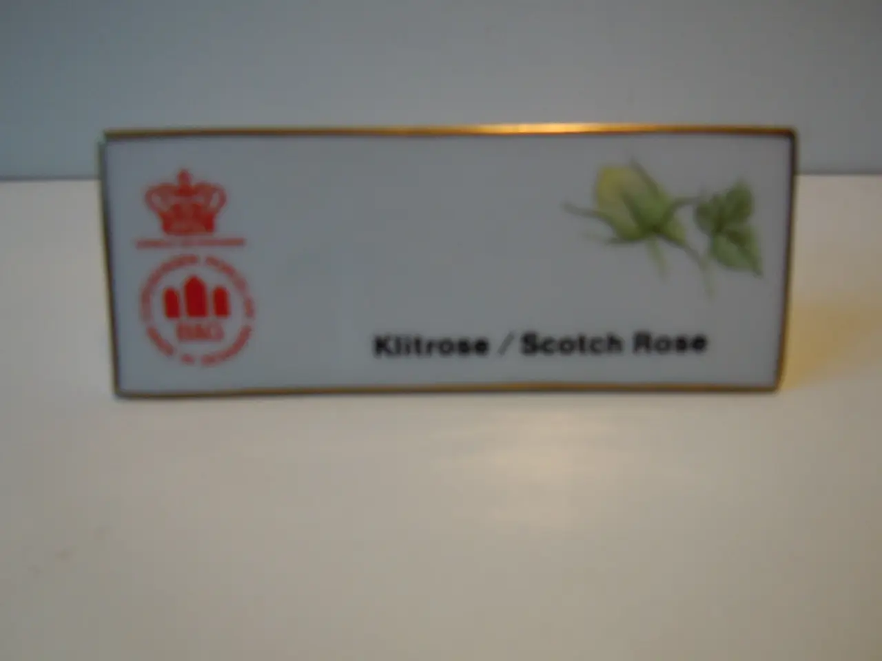 Billede 4 - Ophørsudsalg Porcelænsskilte B&G stel