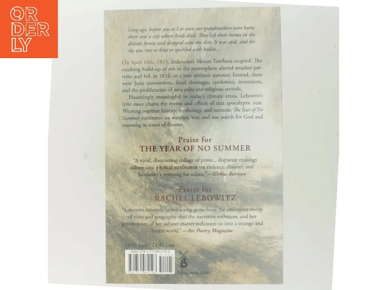 Billede 3 - The Year of No Summer af Rachel Lebowitz (Bog)