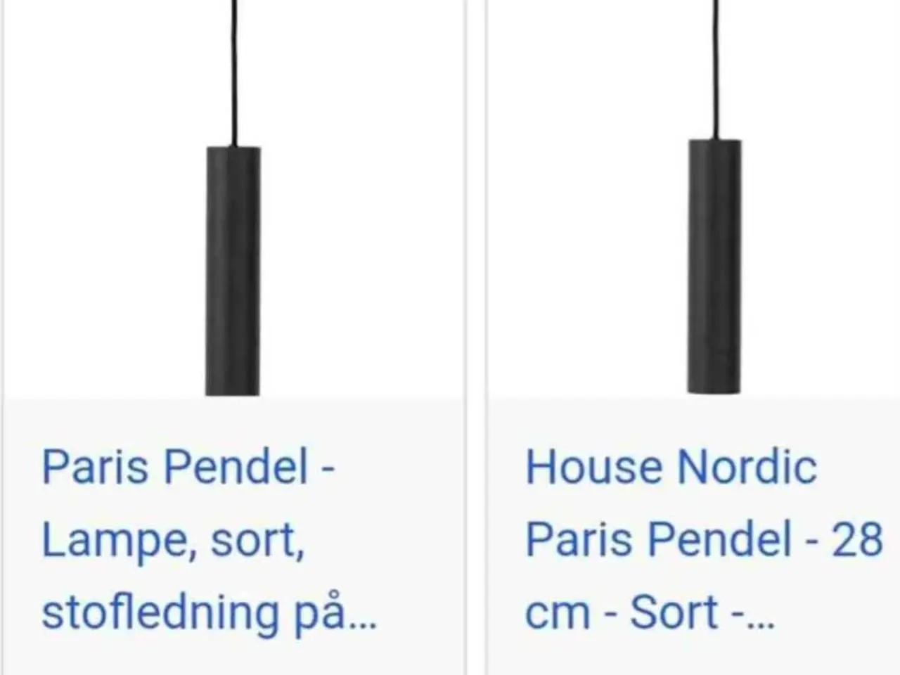 Billede 2 - Paris pendel fra HouseNordic sort