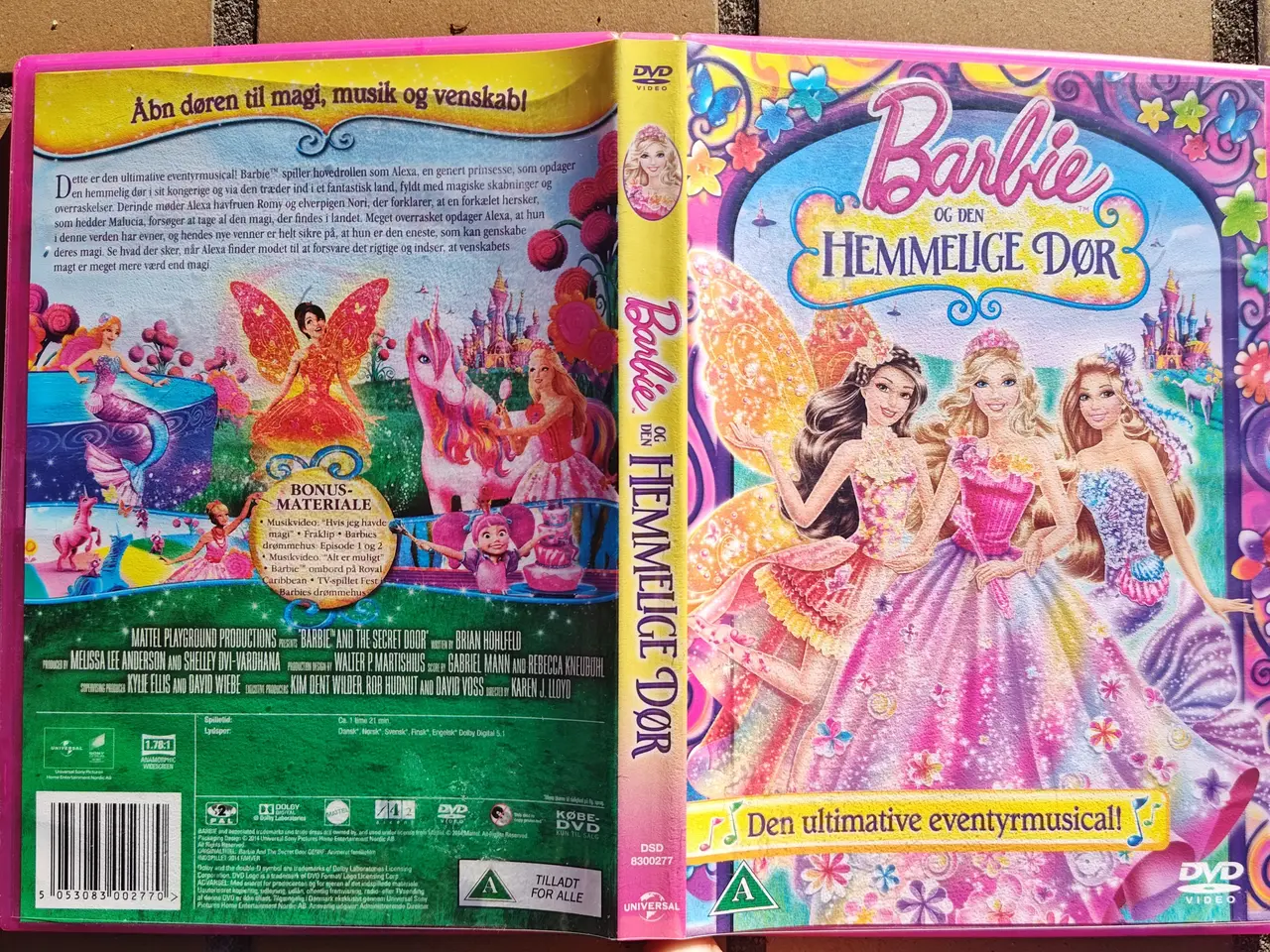 Billede 1 - Barbie og den hemmelige dør DVD