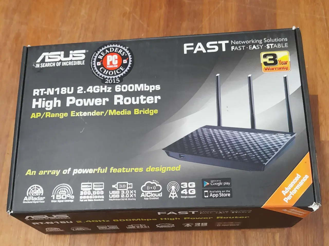 Billede 1 - Asus trådløs router
