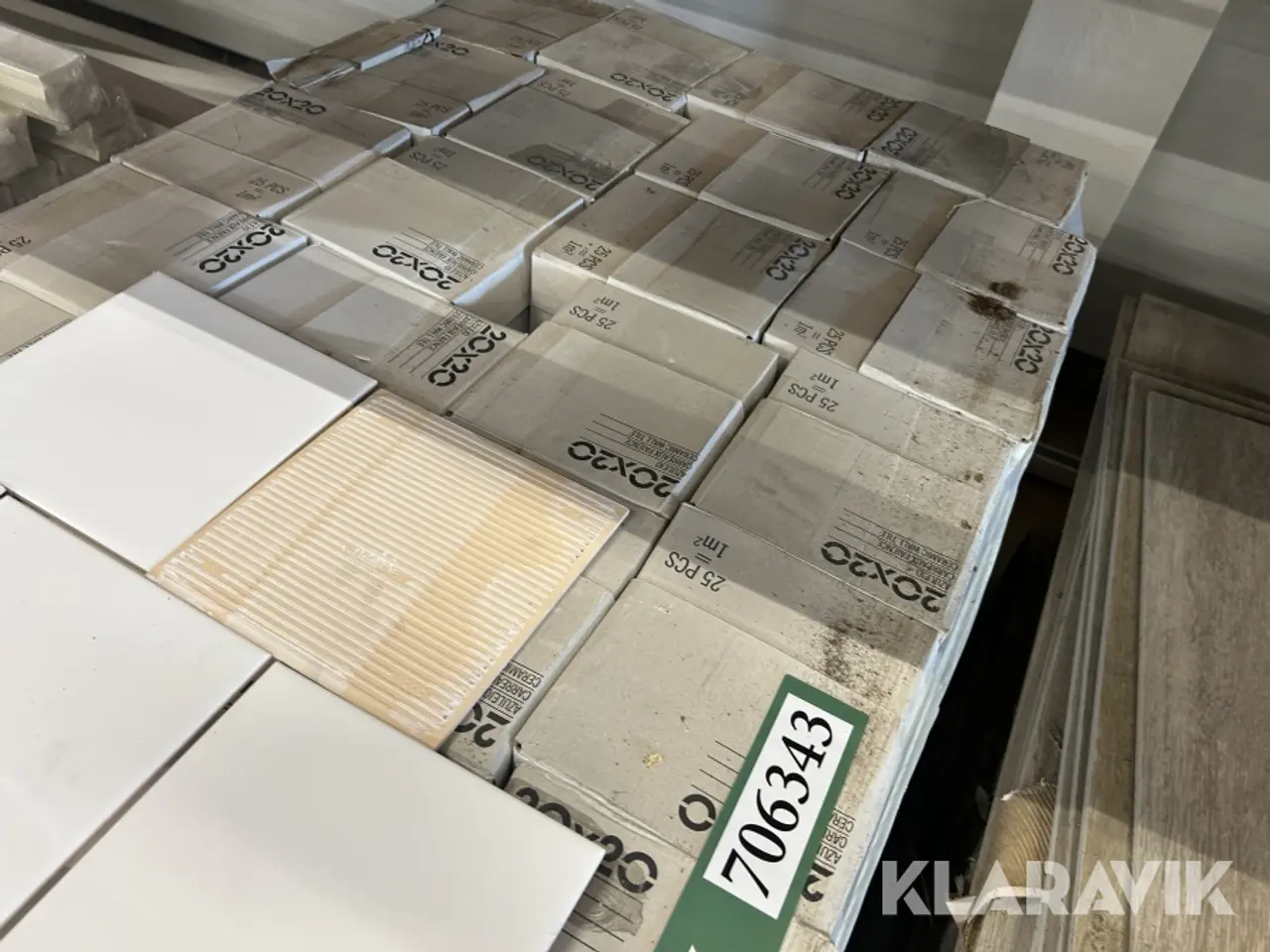 Billede 6 - Klinker Azulejo Hvid 23m2, 23 pakker