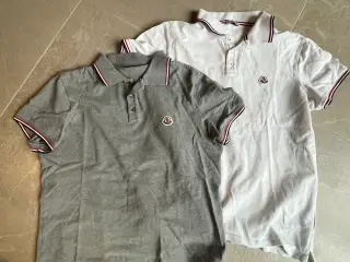 Moncler Poloshirt str. L og str. XL pris for 2