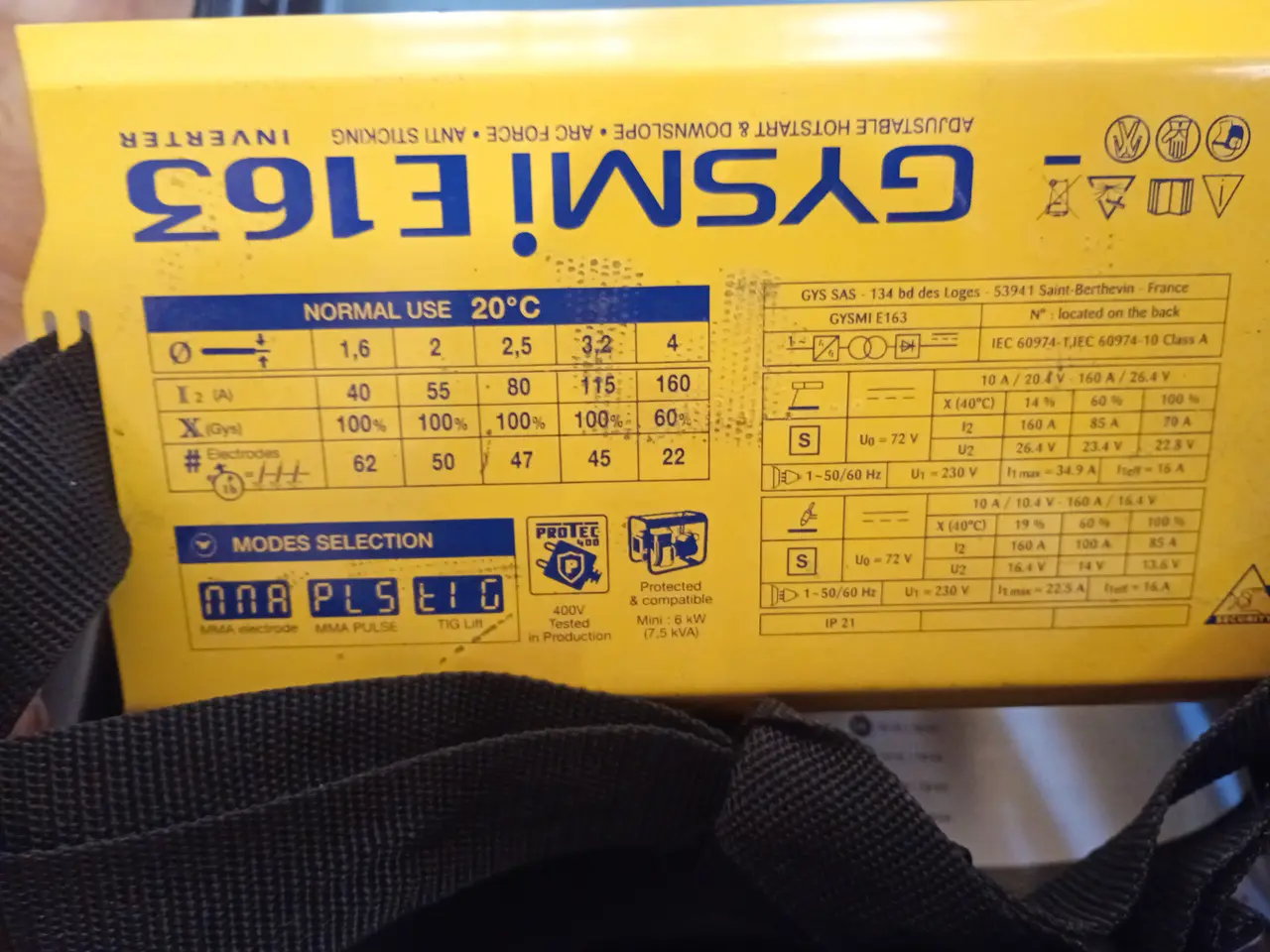 Billede 2 - Gysmi e 163 svejse inverter