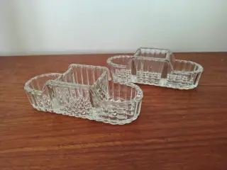 Vintage salt& peber holder