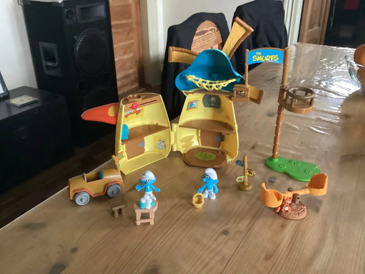 Billede 1 - Smølferne, Huse og Tilbehør, Skabelon, Bog, Figure