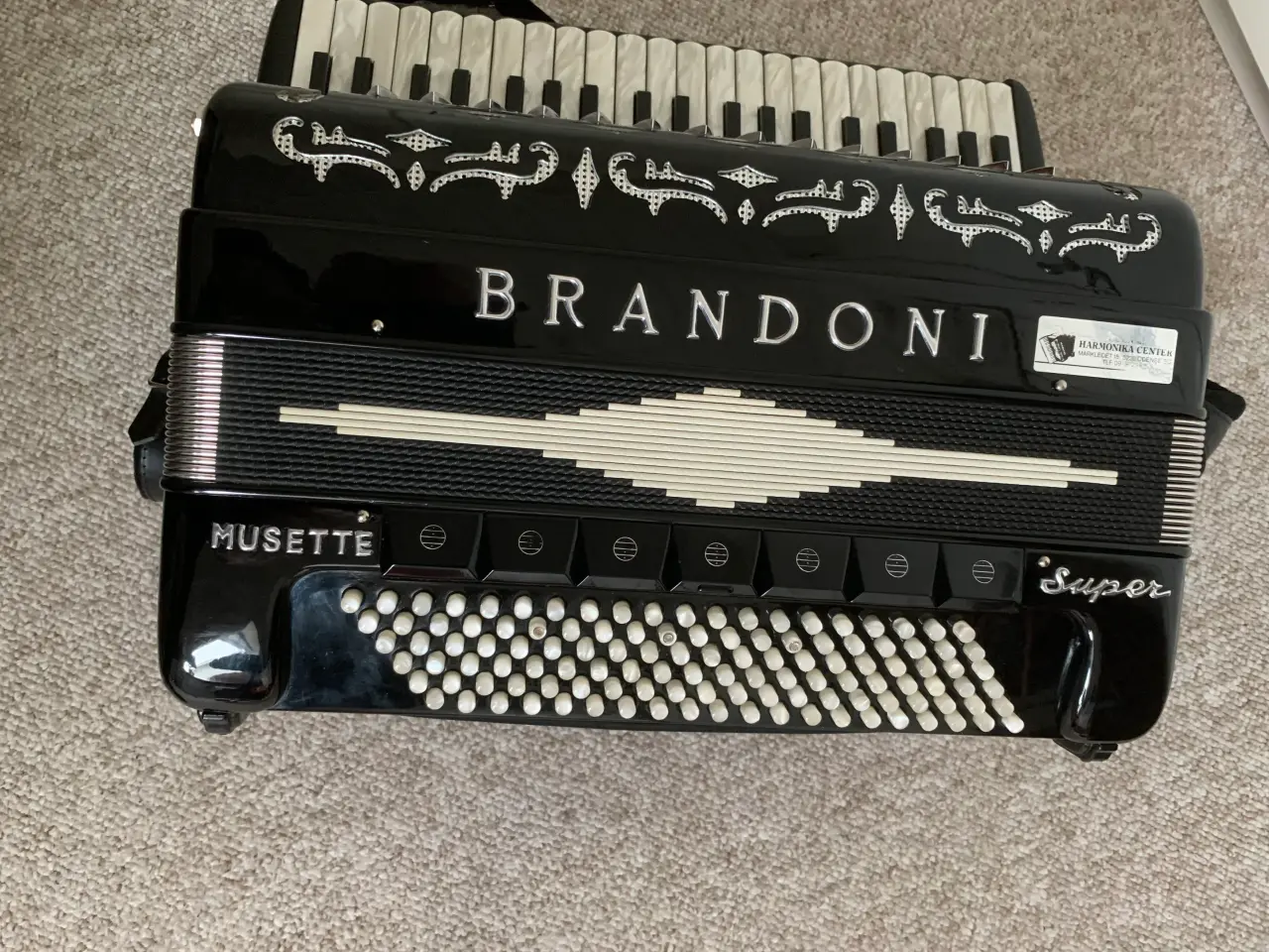 Billede 1 - Brandoni musette med midi og mikrofon, giv et bud