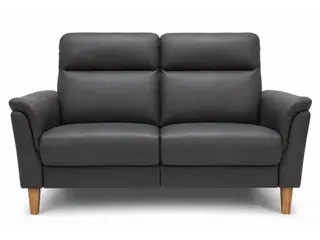 Hjort Knudsen Sæby 2 pers Lædersofa