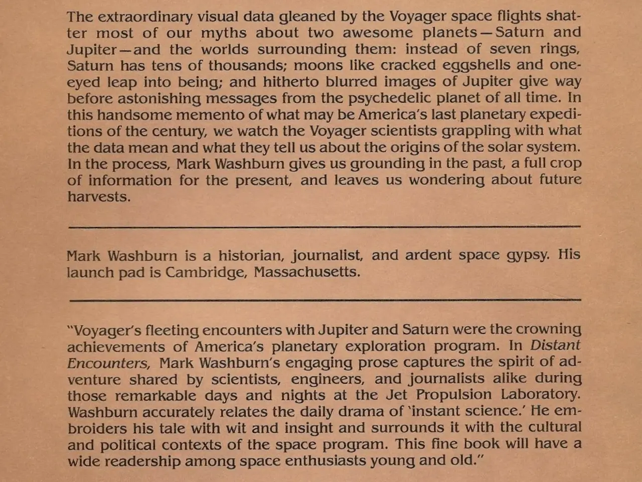 Billede 2 - Distant Encounters: The Exploration Jupiter Saturn