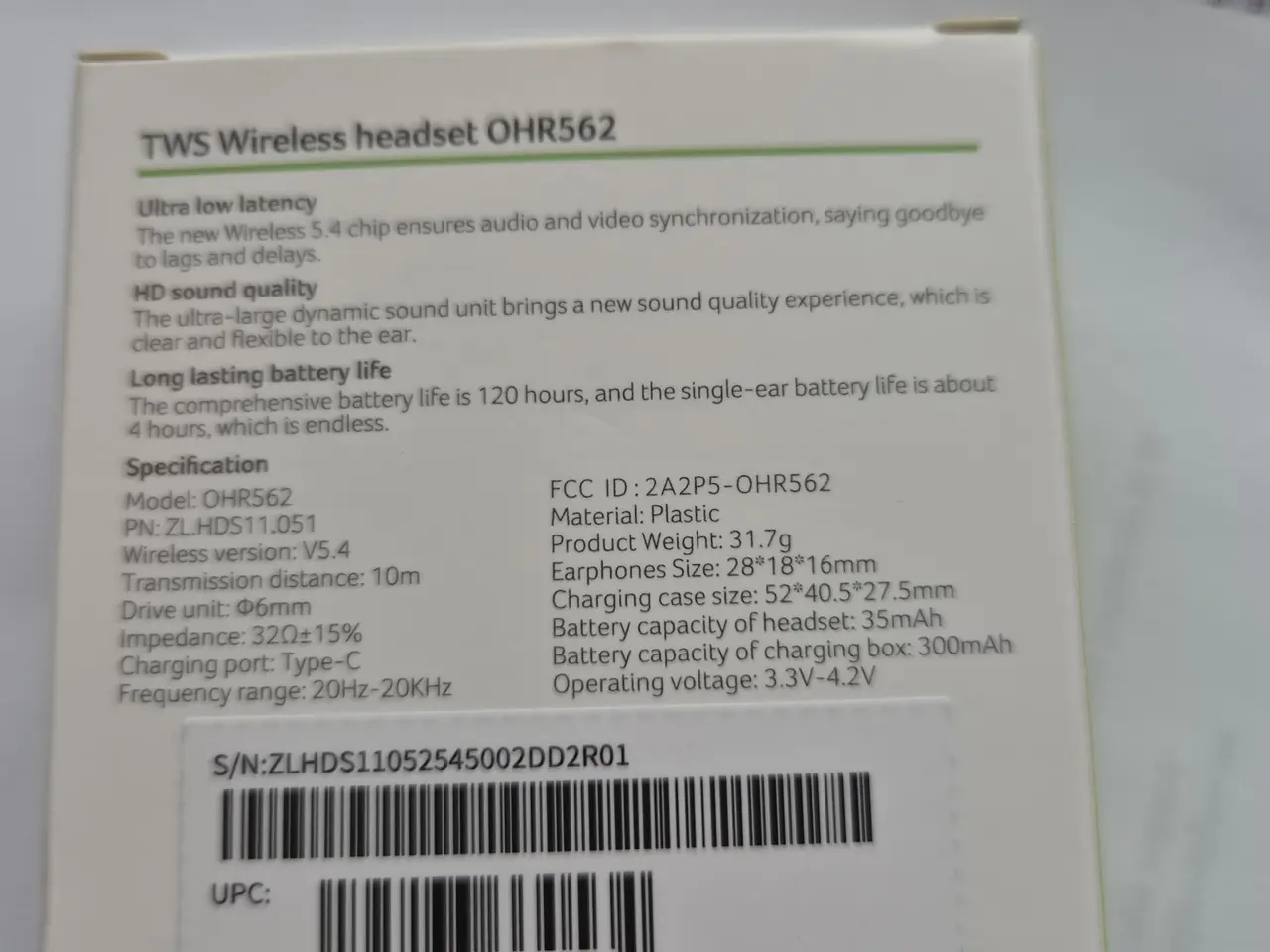 Billede 4 - Acer Stereo Bluetooth headset med noise cancelling