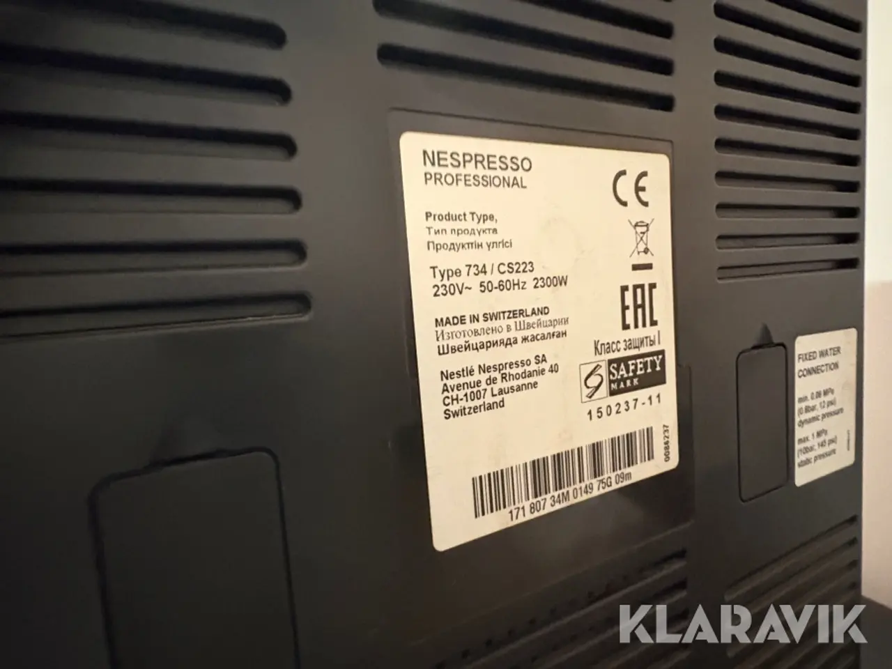 Billede 5 - Espressomaskine Nespresso 734/CS223