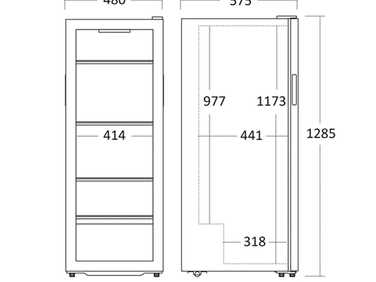 Billede 5 - Scandomestic Vinkøleskab 105 flasker – zoner 1