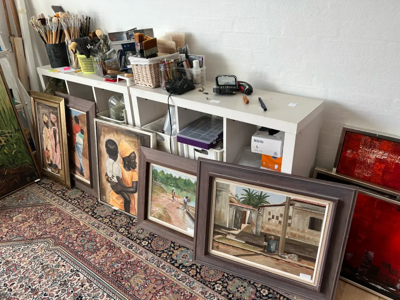 Billede 2 - Malerier flyttesalg atelier