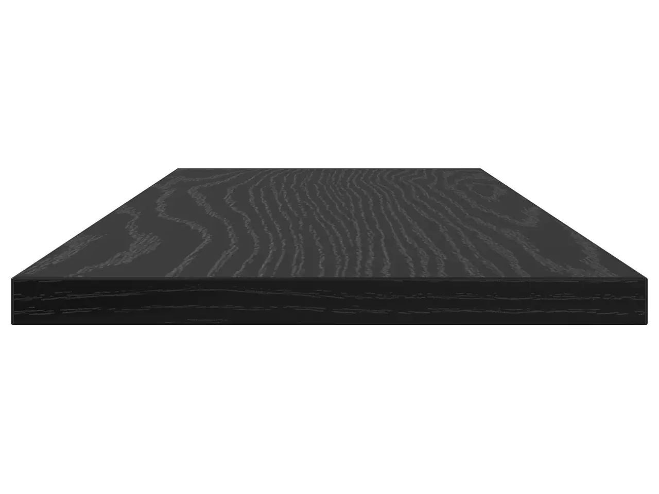 Billede 6 - Boghylder - 4 stk. sort 60 × 20 × 1,5 cm i konstrueret træ