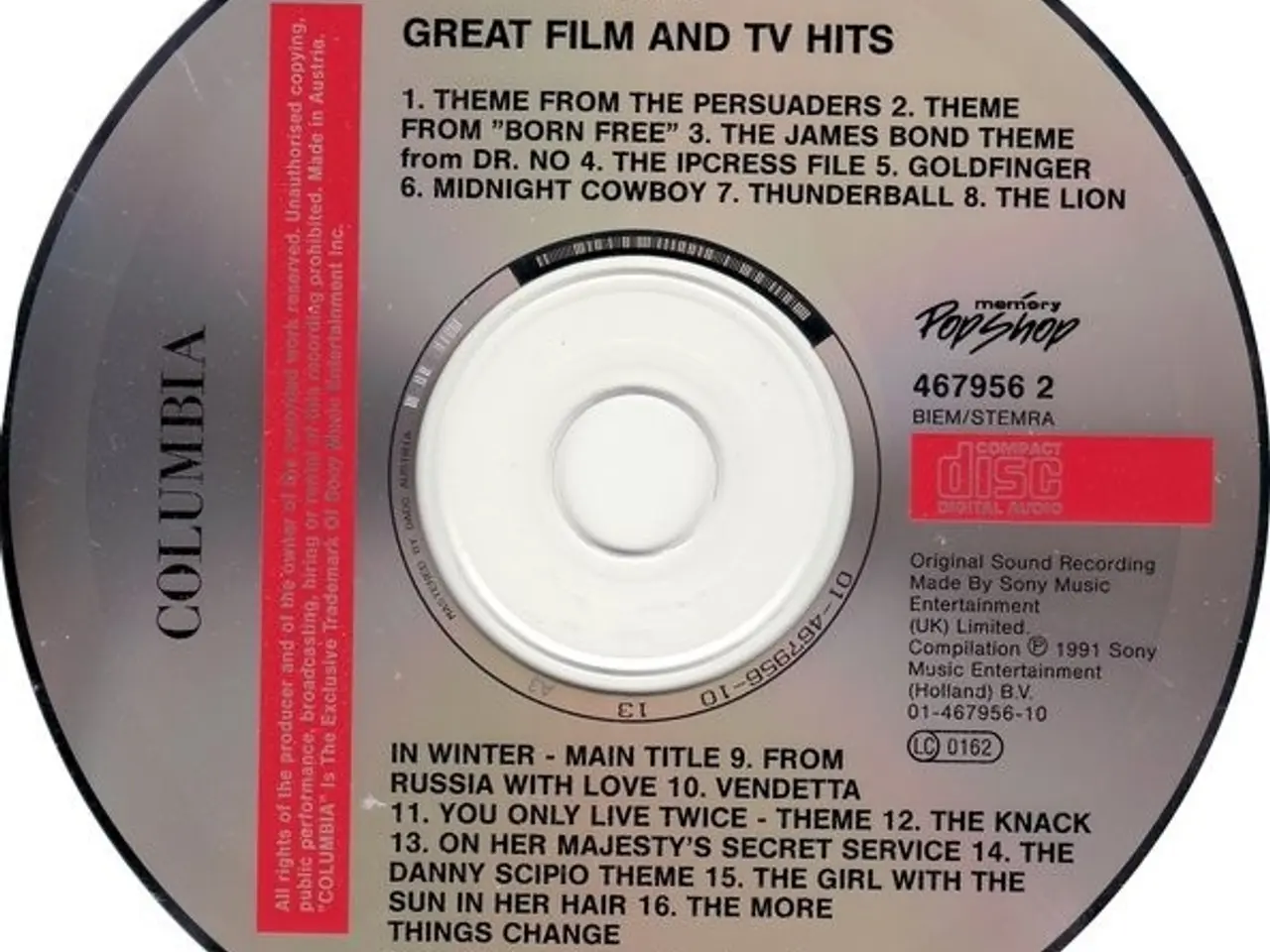 Billede 3 - John Barry – Great Film And TV Hits – CD