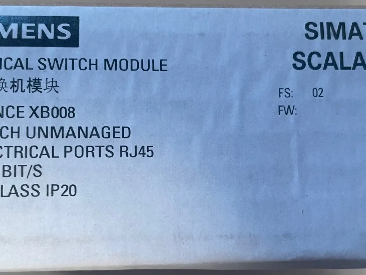 Billede 1 - Siemens SCALANCE XB008 6GK5008-0BA10-1AB2 Ethernet