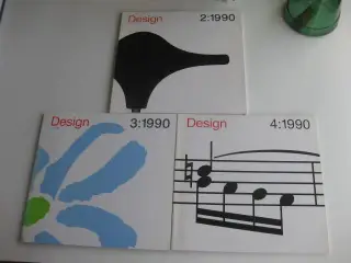 Design Nr. 2, 3 og 4 1990