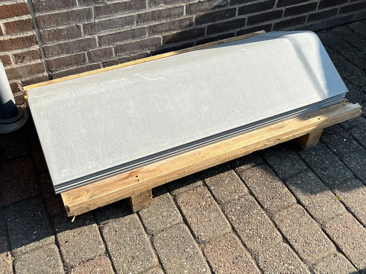 Billede 1 - Rygninger 30 grader med 30 cm flig ubehanlet