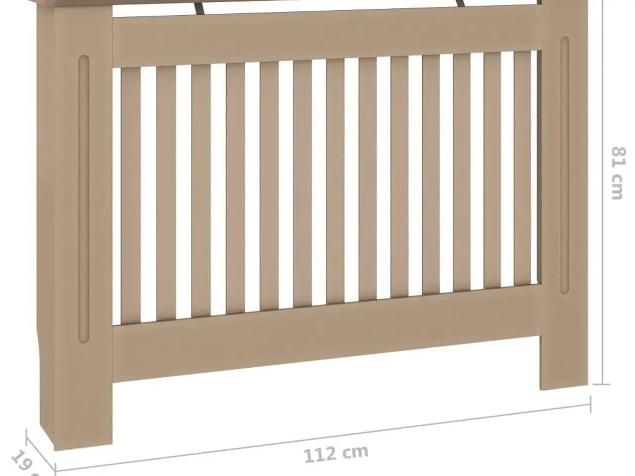 Billede 8 - Radiatorskjuler 112x19x81,5 cm MDF