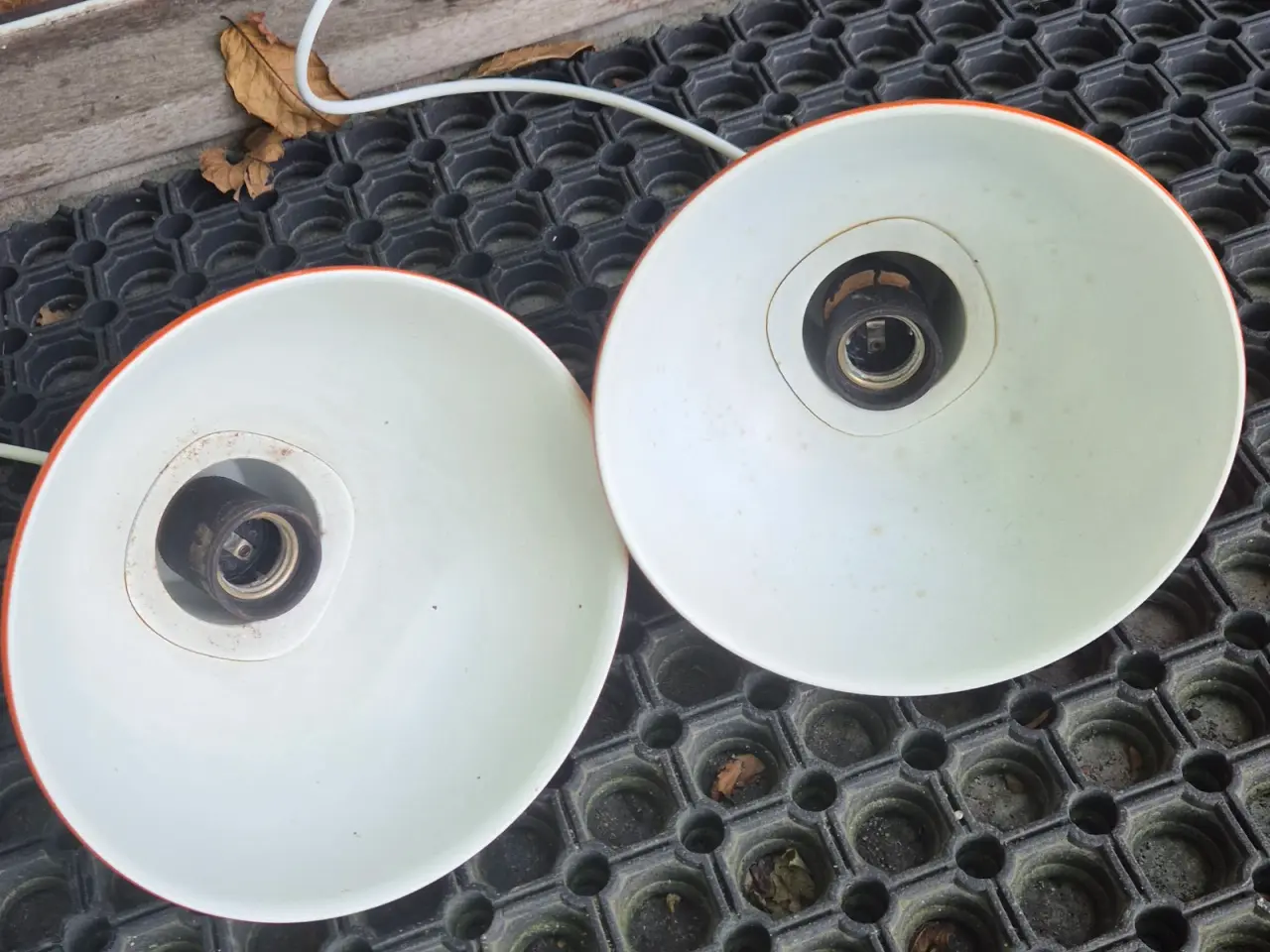 Billede 15 - To orange Mini Bunker med tilpas patina