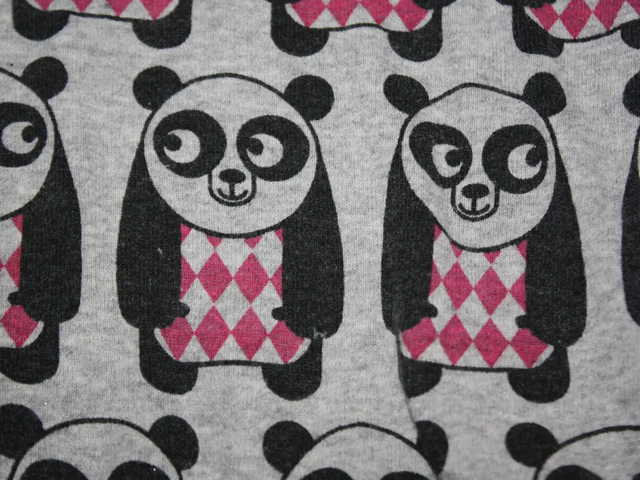 Billede 3 - Småfolk Panda Body Grå Str. 68 Pige