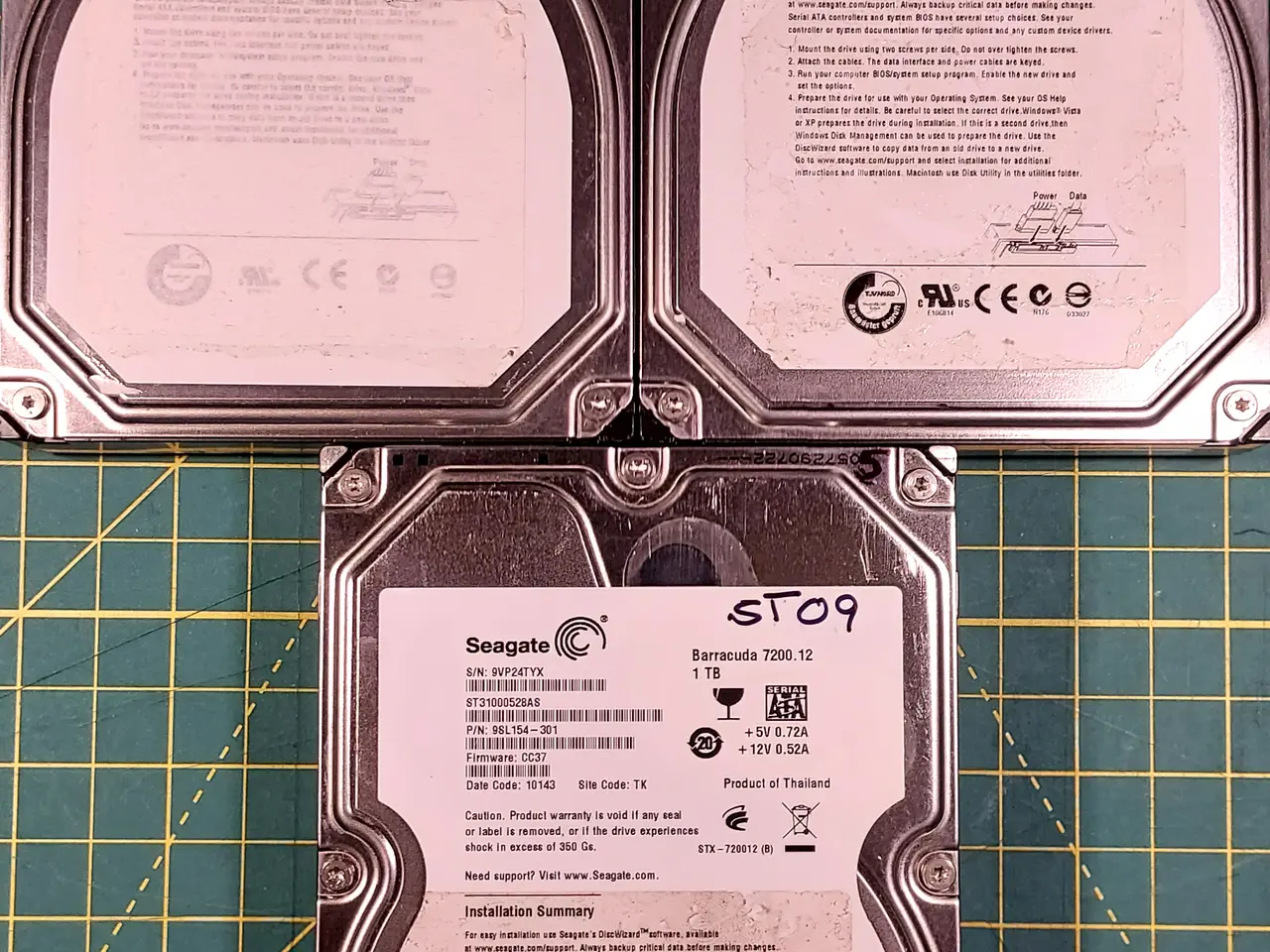 Billede 1 - Harddisk 1Tb 3 stk