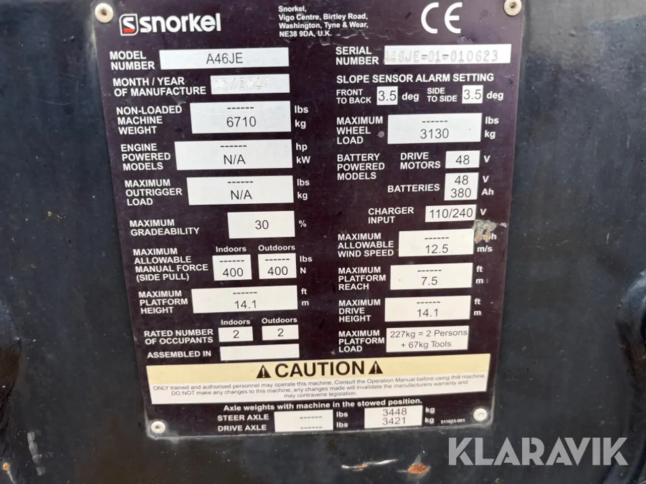 Billede 5 - Bomlift Snorkel A46JE - 16 meter