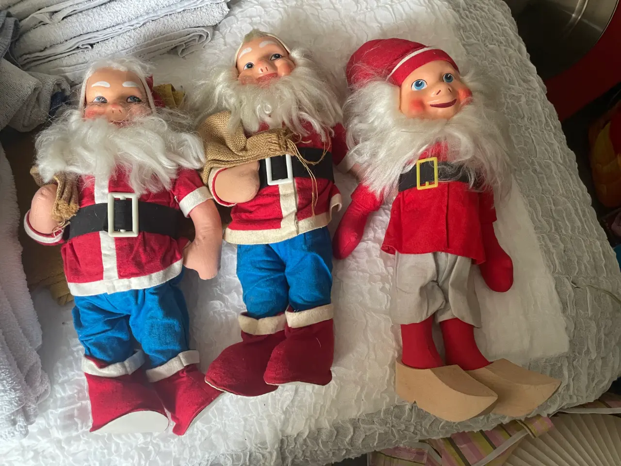 Billede 1 - Gammel Retro nisse 55 cm (billede1-2) stk pris