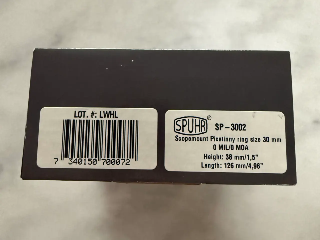 Billede 2 - Spuhr ISMS SP-3002 kikkertmontage 30 mm sort
