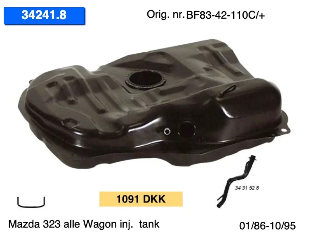 Billede 13 - Mazda 323 (85-89) tanke