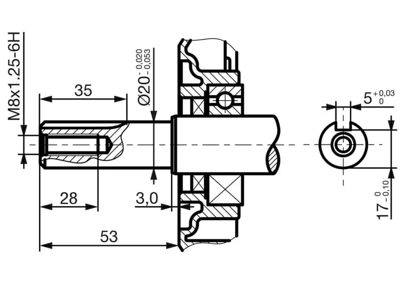 Billede 11 - Benzinmotor 6,5 hk 4,8 kW - rekylstart, sort