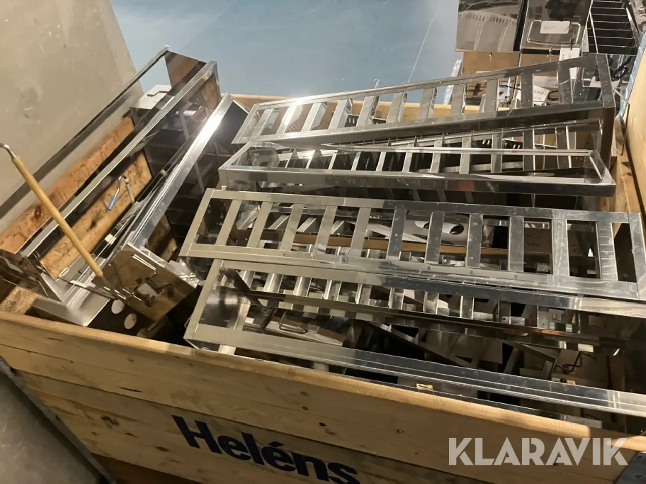 Billede 7 - Kassetter til nedkøling alu og rustfri. 3 paller