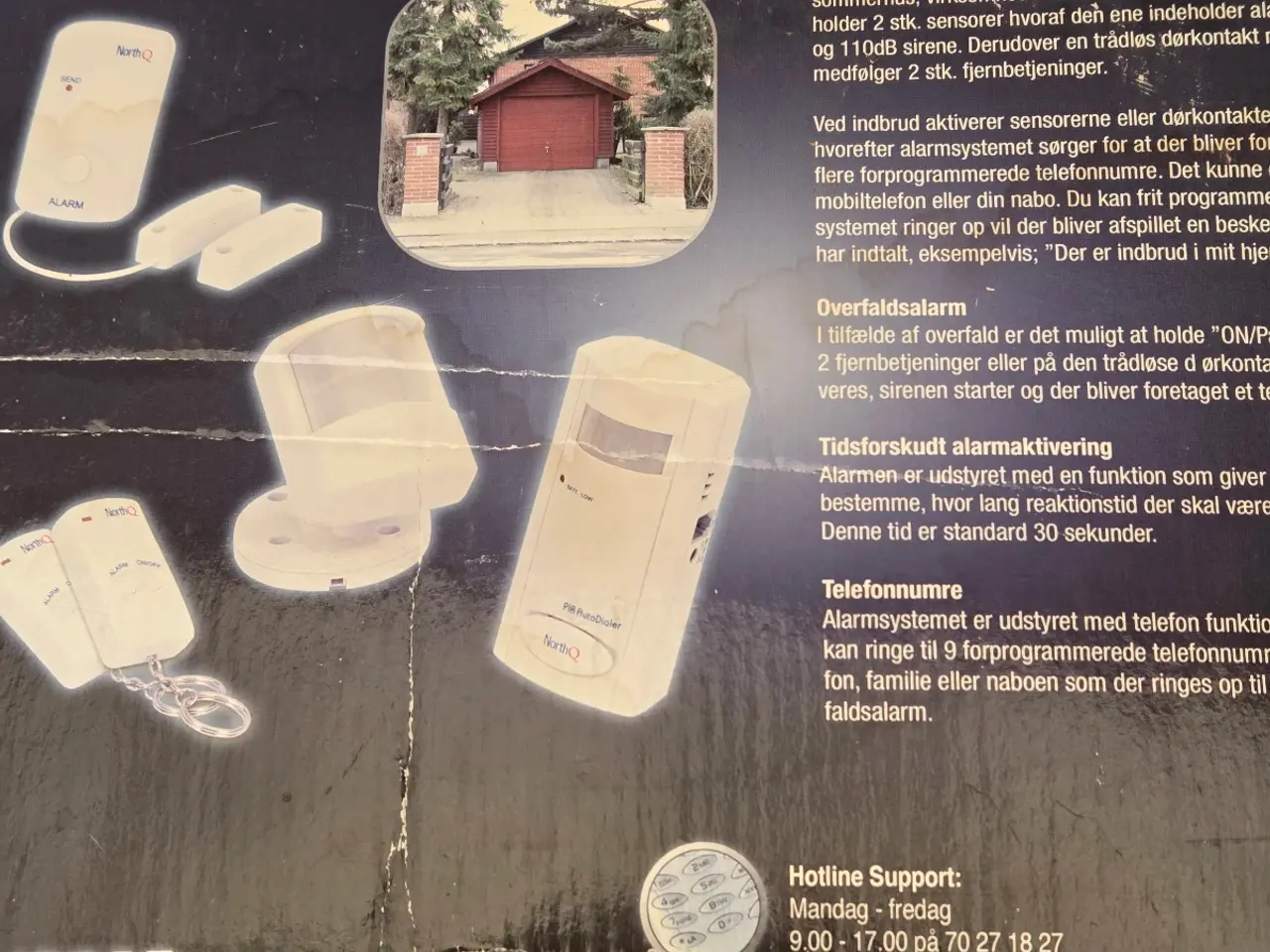 Billede 2 - Alarmsystem. Trådløst med sensorer og fjernvbet