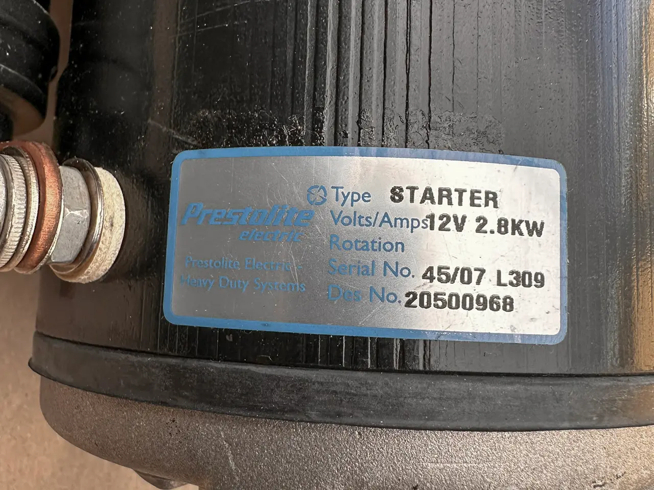 Billede 5 - Starter til Massey Ferguson