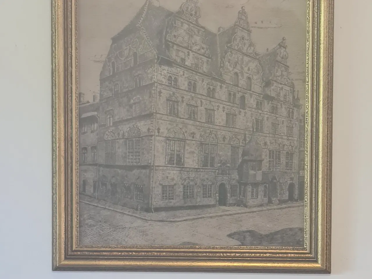 Billede 5 - Ældre radering af Jens Bangs Stenhus i Aalborg