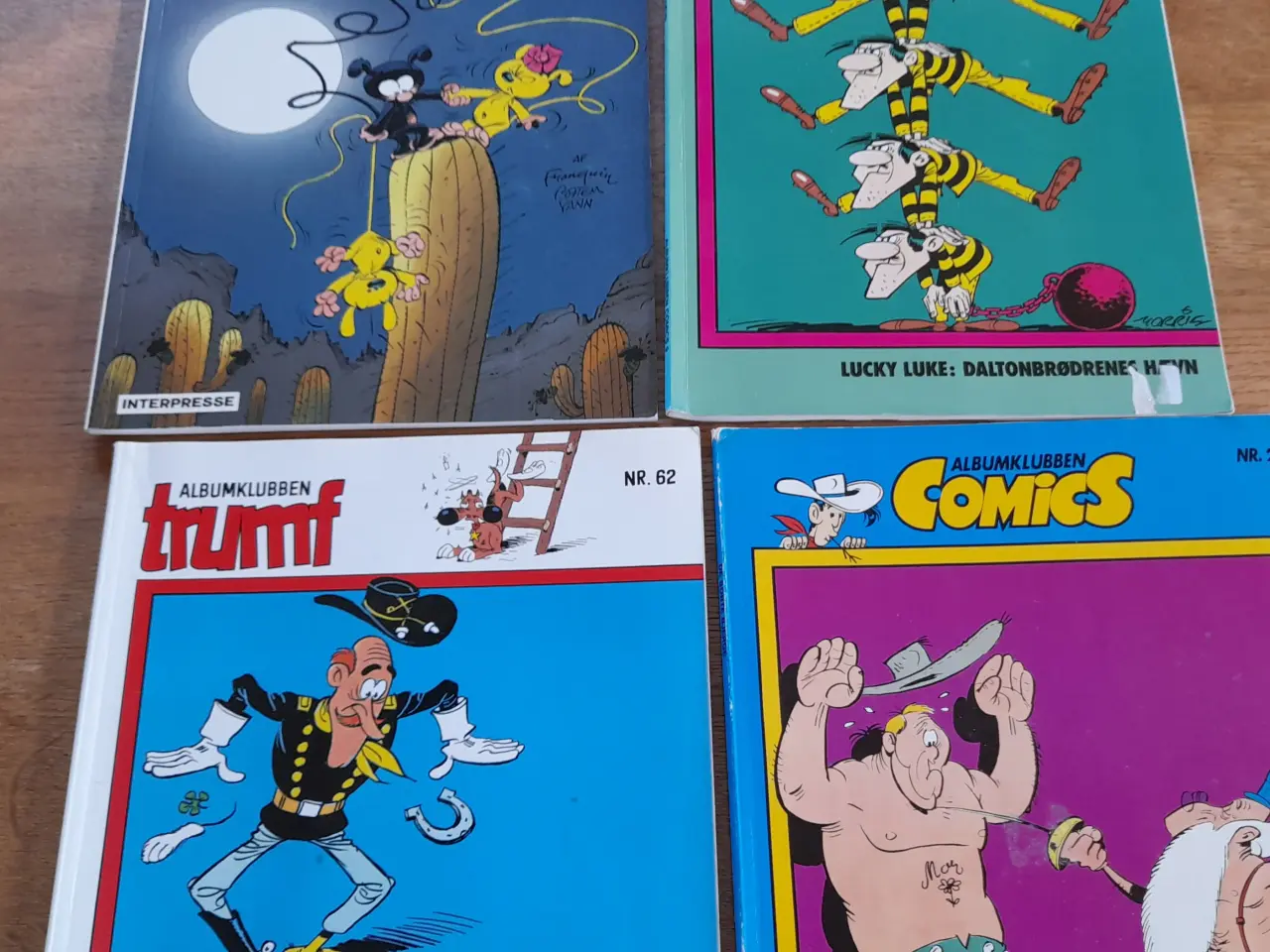 Billede 1 - Lucky Luke nr 9 + 21, Ratata og De tre spiriller