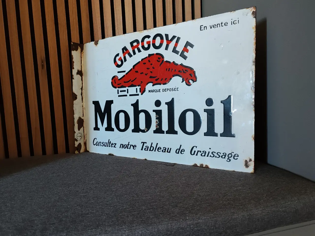Billede 5 - Mobiloil emaljeskilt