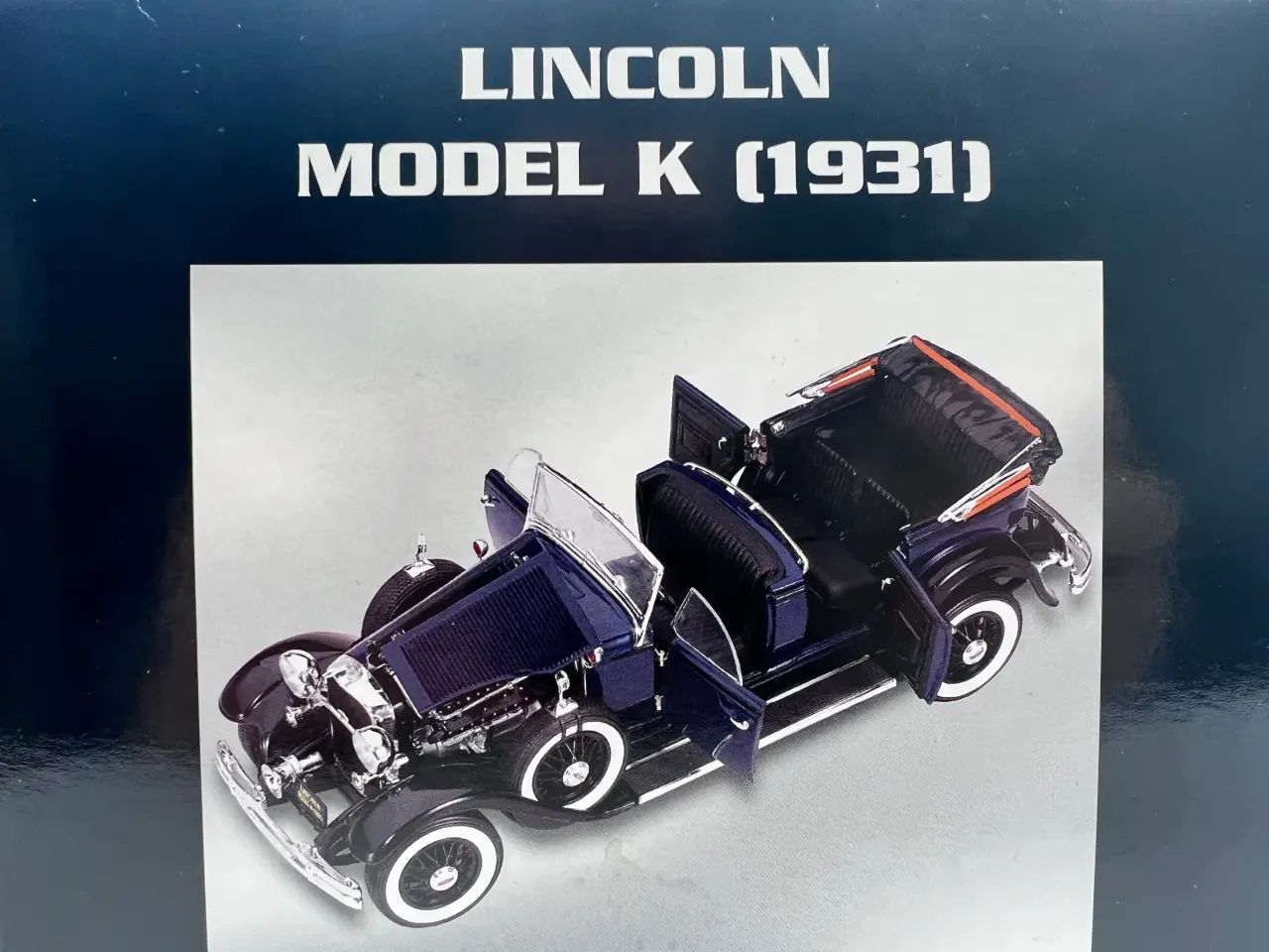 Billede 8 - 1931 Lincoln Model K 1:18 Flot og detaljeret