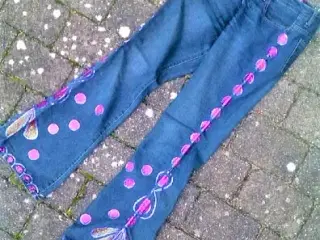 HÅNDMALEDE JEANS - unikke - 