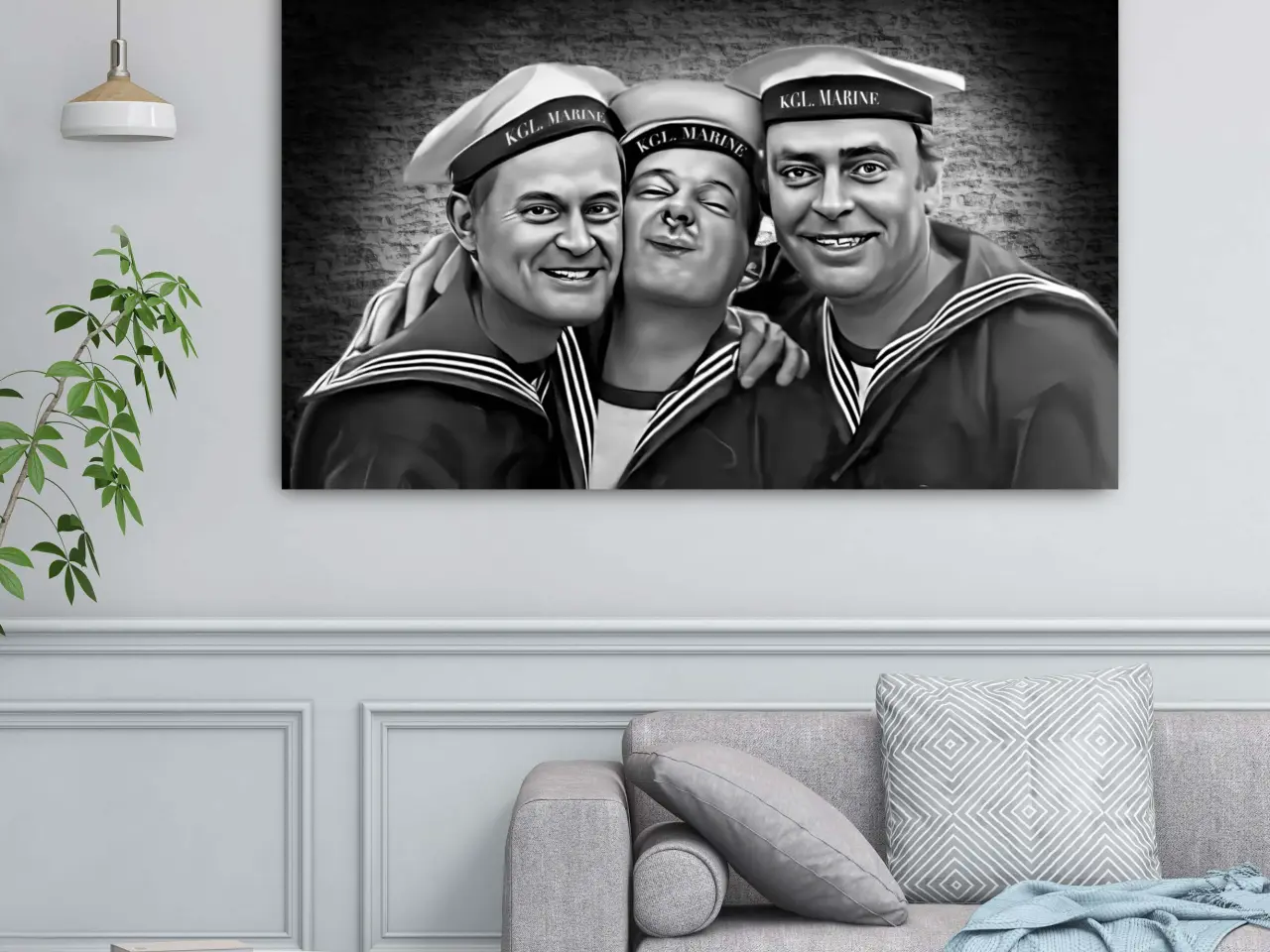 Billede 2 - Værker sælges på lærred i forskellige størrelser