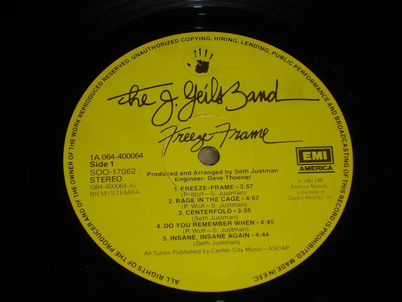 Billede 5 - (Sender gerne) The J. Geils Band – Freeze-Frame