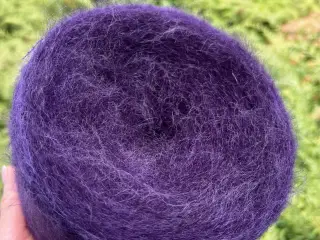 Italiensk garn - Mohair / Silke - Dark Purple 259g