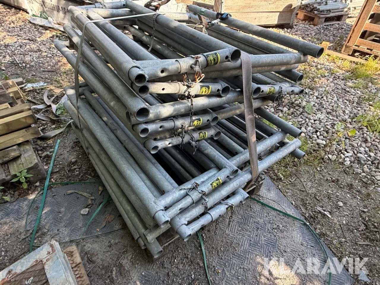 Billede 3 - Stilladsrammer galvaniserede, 10 Styk