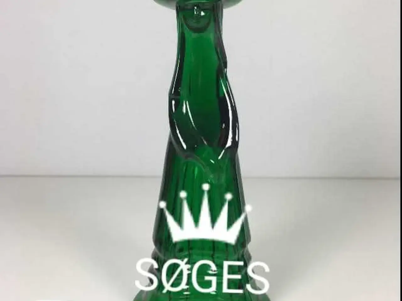 Billede 1 - KØBES Lysestager i glas 