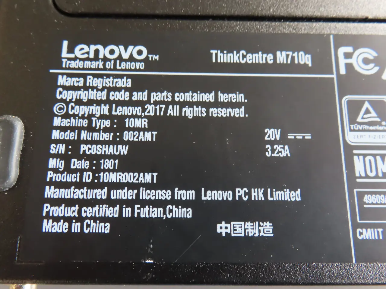 Billede 3 - Computer LENOVO ThinkCentre M710q